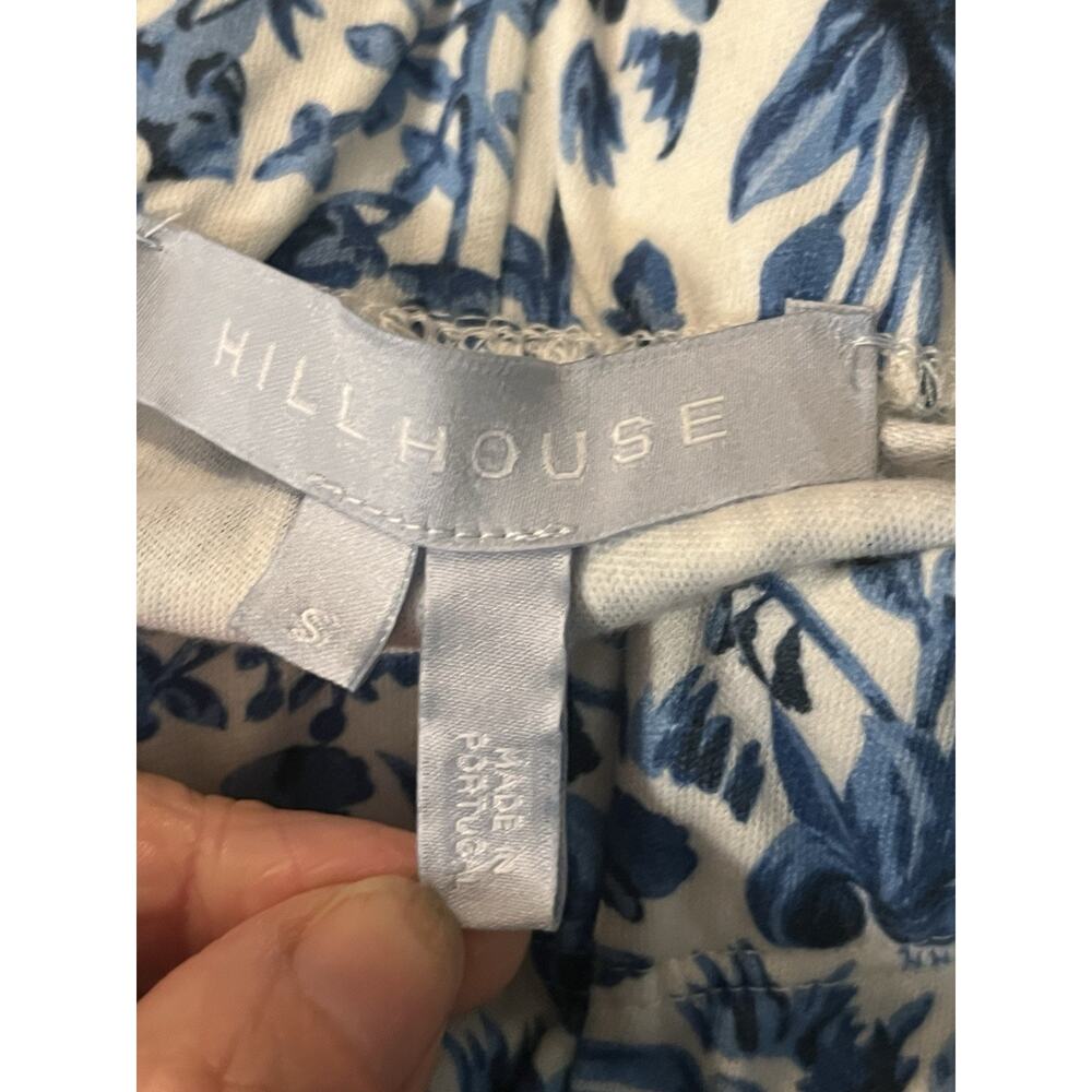 Hill House Pajamas Sleep Set •Women S•Ducks Pants Top Blue White Pajama Cotton - Picture 7 of 10